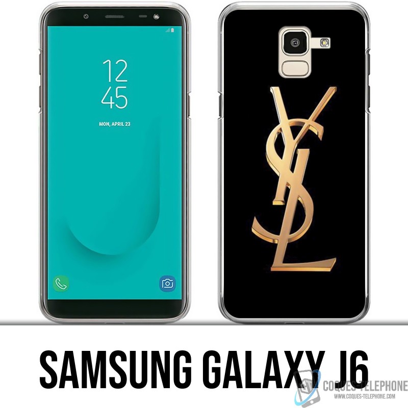 Funda Samsung Galaxy J6 - YSL Yves Saint Laurent Logotipo de oro
