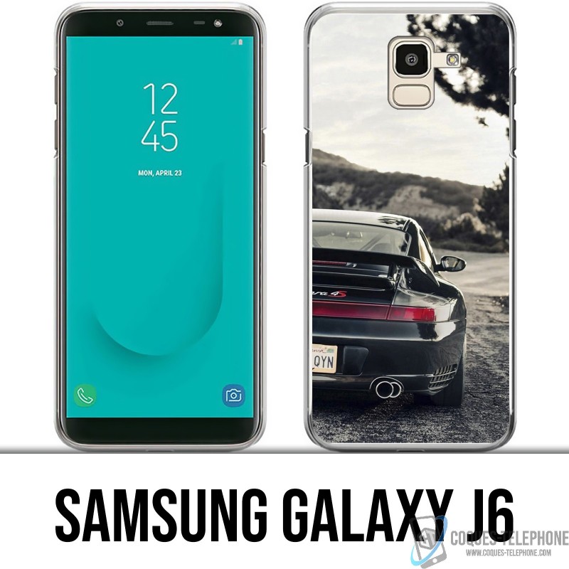 Samsung Galaxy J6 Case - Porsche carrera 4S vintage