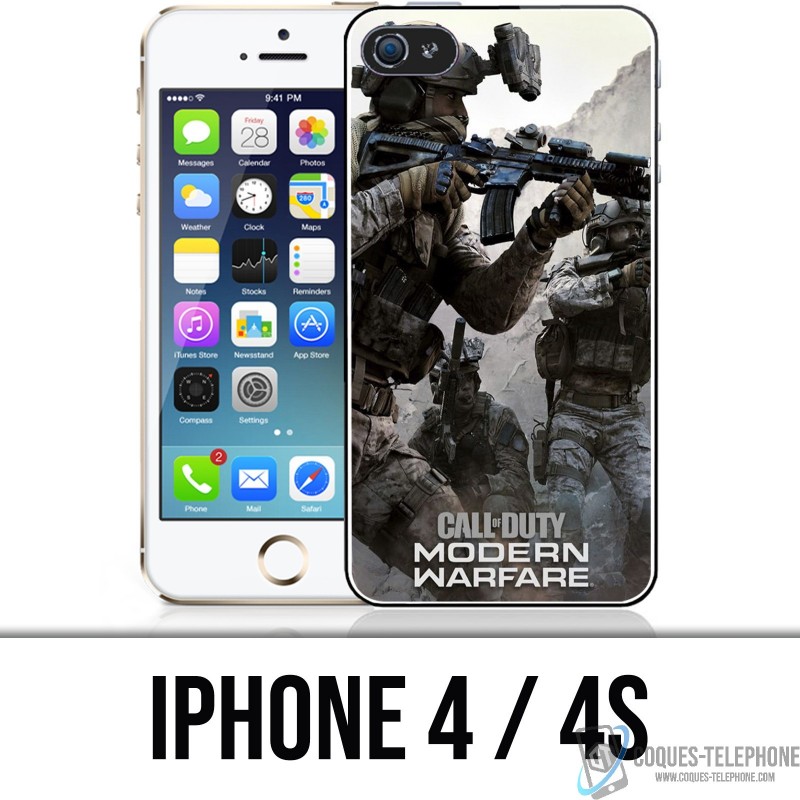 Coque iPhone 4 / 4S - Call of Duty Modern Warfare Assaut
