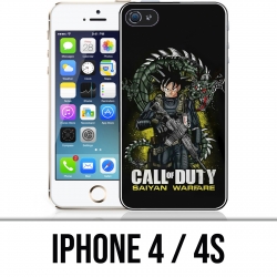 Funda iPhone 4 / 4S - Call of Duty x Dragon Ball Saiyan Warfare