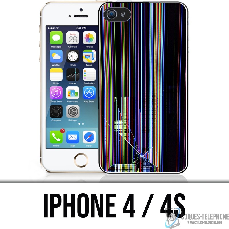 Coque iPhone 4 / 4S - Écran cassé