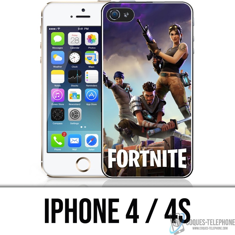 Coque iPhone 4 / 4S - Fortnite poster