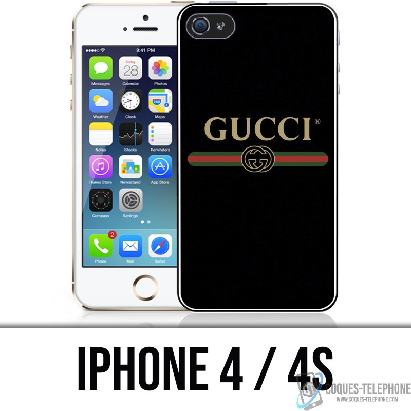 Funda para iPhone 4 / 4S - Cinturón con logo de Gucci