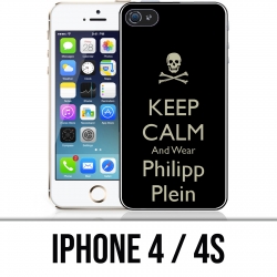 Coque iPhone 4 / 4S - Keep calm Philipp Plein