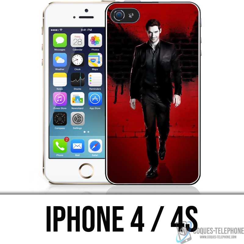 Funda iPhone 4 / 4S - Alas de pared de Lucifer