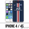 iPhone 4 / 4S Case - PSG Fußball 2020 Trikot