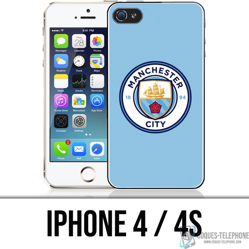 Coque iPhone 4 / 4S - Manchester City Football