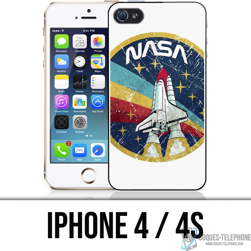 Funda iPhone 4 / 4S - Placa de cohete de la NASA
