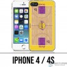 iPhone 4 / 4S Case - NBA Lakers besketball field