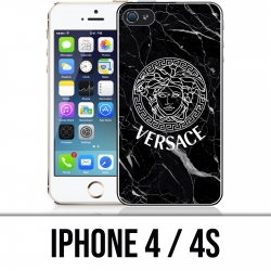 Coque iPhone 4 / 4S - Versace marbre noir