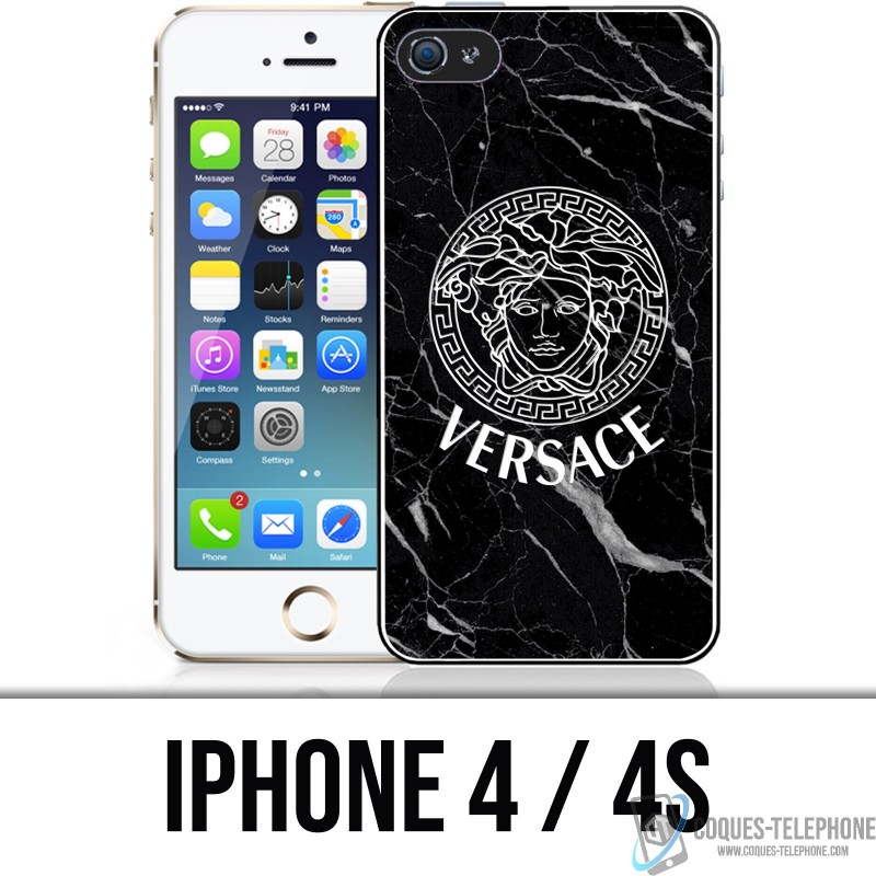 Funda iPhone 4 / 4S - Versace mármol negro
