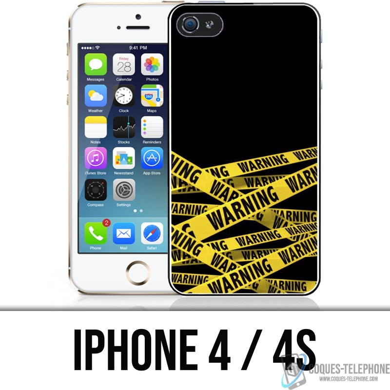 Funda iPhone 4 / 4S - Advertencia
