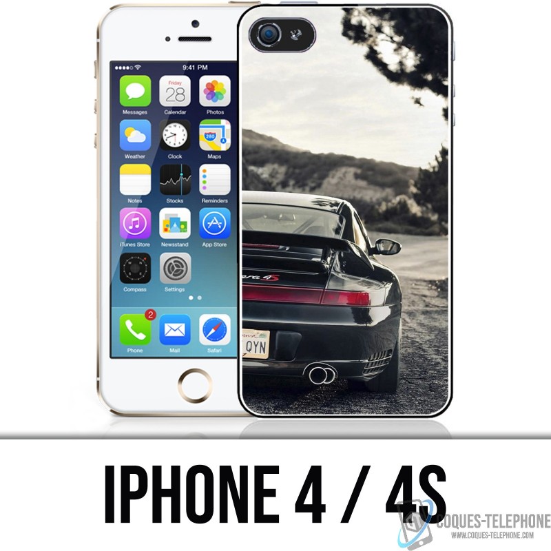 Coque iPhone 4 / 4S - Porsche carrera 4S vintage