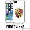 iPhone 4 / 4S Case - Porsche Logo weiß