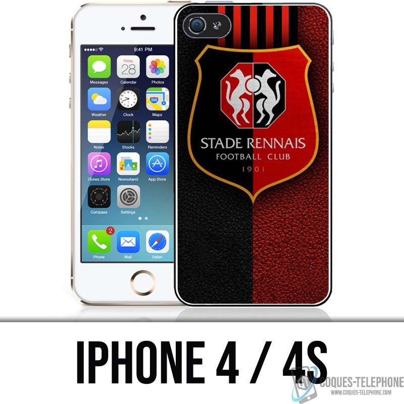 Coque iPhone 4 / 4S - Stade Rennais Football