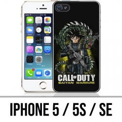Coque iPhone 5 / 5S / SE - Call of Duty x Dragon Ball Saiyan Warfare