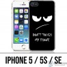 iPhone 5 / 5S / SE Case - Berühre mein Telefon nicht wütend