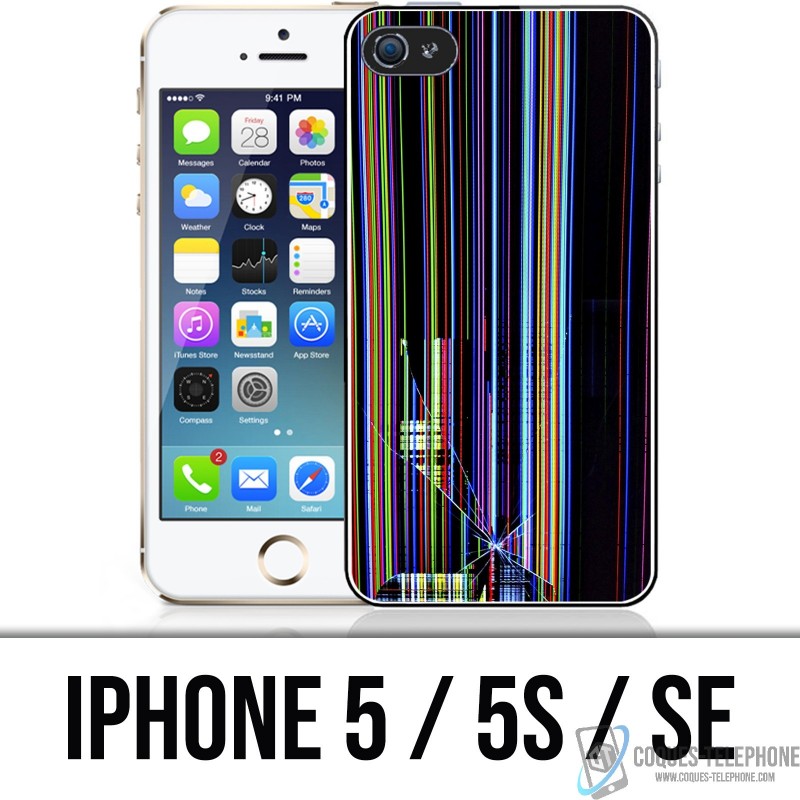 Coque iPhone 5 / 5S / SE - Écran cassé