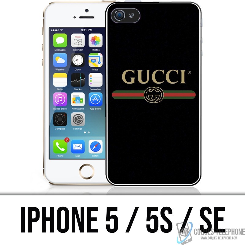 Coque iPhone 5 / 5S / SE - Gucci logo belt