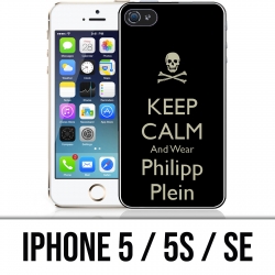 Coque iPhone 5 / 5S / SE - Keep calm Philipp Plein