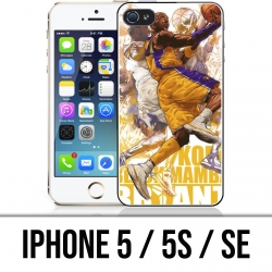 iPhone 5 / 5S / SE Custodia - Kobe Bryant Cartoon NBA