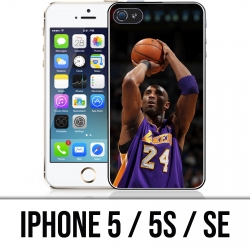 Coque iPhone 5 / 5S / SE - Kobe Bryant tir panier Basketball NBA