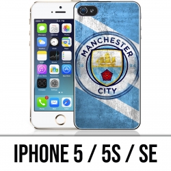 Coque iPhone 5 / 5S / SE - Manchester Football Grunge