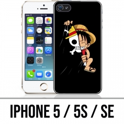 iPhone 5 / 5S / SE Custodia - One Piece baby Luffy Flag