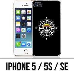 Funda iPhone 5 / 5S / SE - Logotipo de la brújula de una pieza
