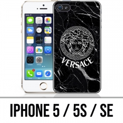 Coque iPhone 5 / 5S / SE - Versace marbre noir
