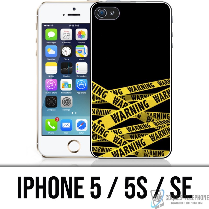 Funda iPhone 5 / 5S / SE - Advertencia