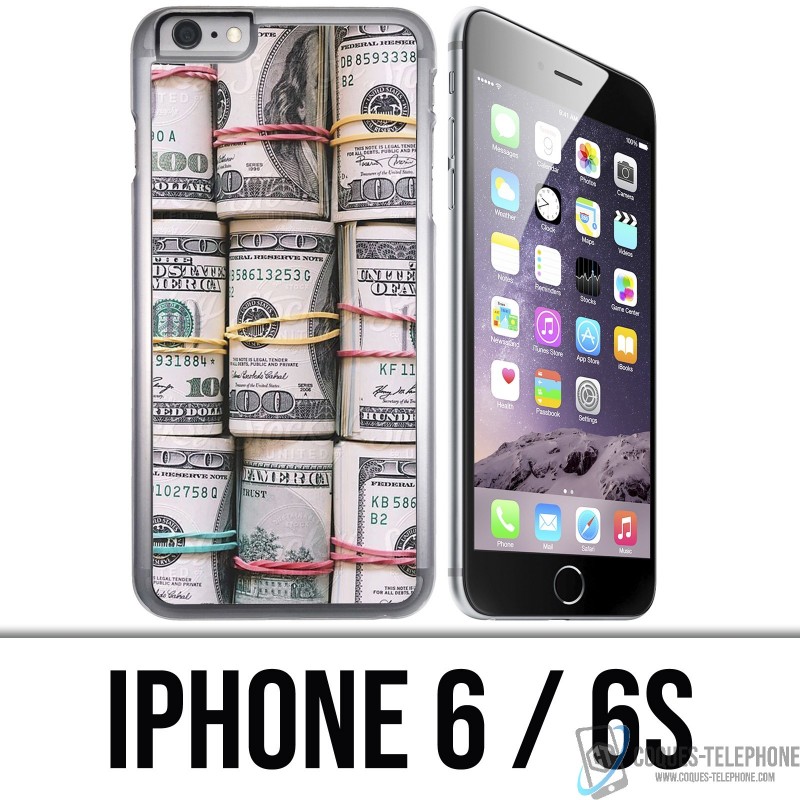 iPhone 6 / 6S Custodia - rotoli di biglietti in dollari