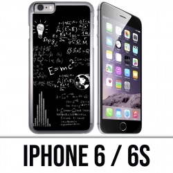 Coque iPhone 6 / 6S - E égale MC 2 tableau noir