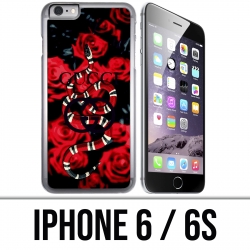 Funda iPhone 6 / 6S - Rosas de serpiente Gucci