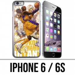 Coque iPhone 6 / 6S - Kobe Bryant Cartoon NBA