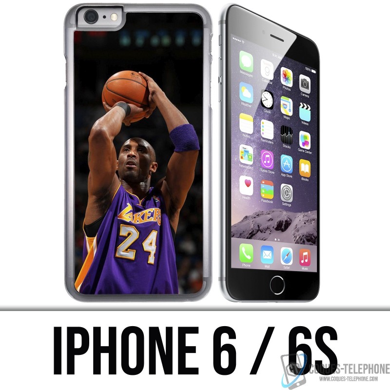 Coque iPhone 6 / 6S - Kobe Bryant tir panier Basketball NBA
