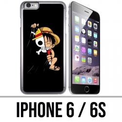 Coque iPhone 6 / 6S - One Piece baby Luffy Drapeau