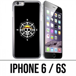 Coque iPhone 6 / 6S - One Piece logo boussole