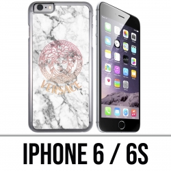 Custodia per iPhone 6 / 6S - Versace marmo bianco