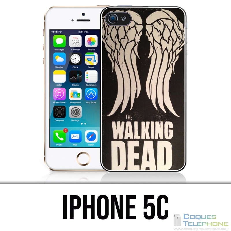 Coque iPhone 5C - Walking Dead Fight The Dead Fear The Living