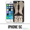 Coque iPhone 5C - Walking Dead Fight The Dead Fear The Living