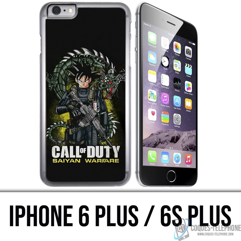 Funda iPhone 6 PLUS / 6S PLUS - Call of Duty x Dragon Ball Saiyan Warfare