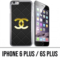 Funda de iPhone 6 PLUS / 6S PLUS - Chanel Logo Cuir