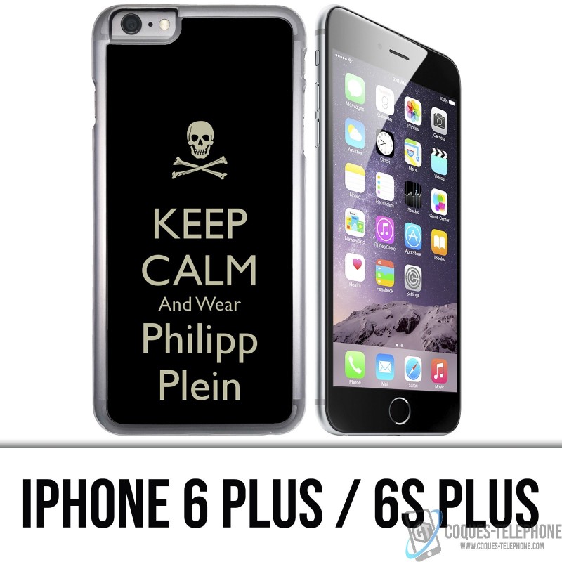 Funda de iPhone 6 PLUS / 6S PLUS - Mantén la calma Philipp Plein