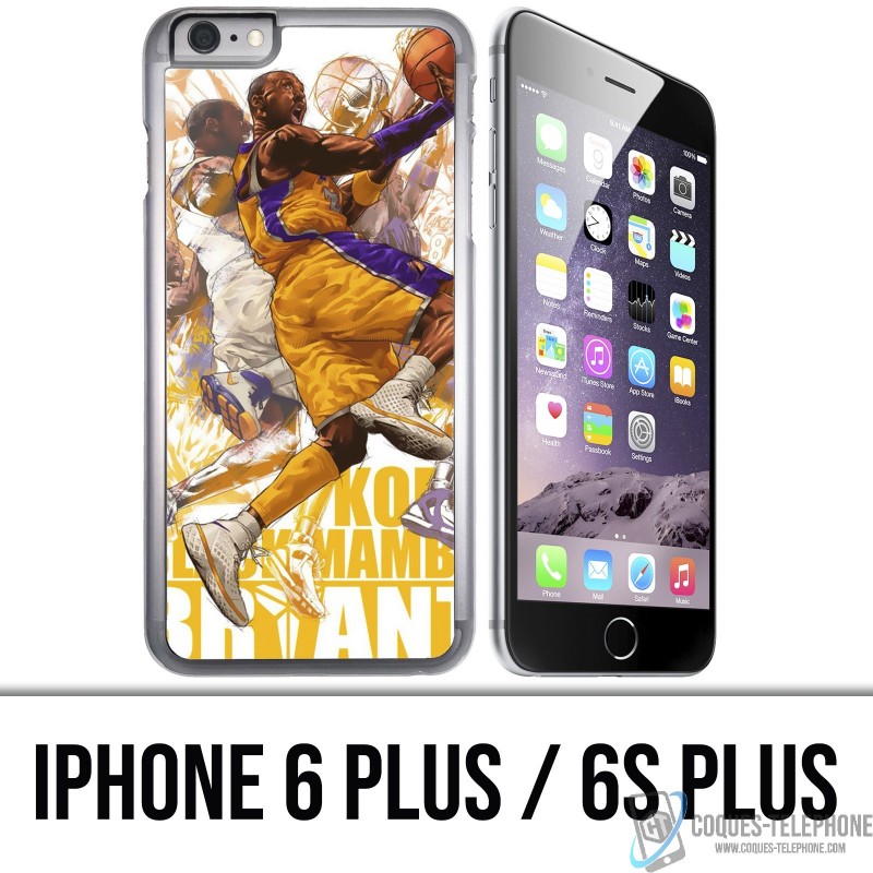 iPhone 6 PLUS / 6S PLUS Custodia - Kobe Bryant Cartoon NBA