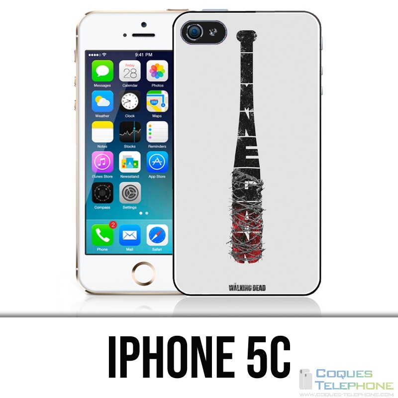 IPhone 5C Case - Walking Dead Logo Negan Lucille