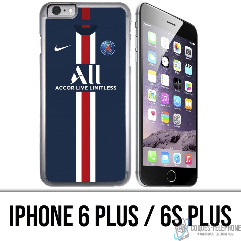 Coque iPhone 6 PLUS / 6S PLUS - Maillot PSG Football 2020
