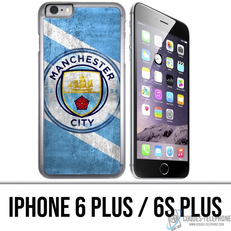 Funda de iPhone 6 PLUS / 6S PLUS - Manchester Football Grunge