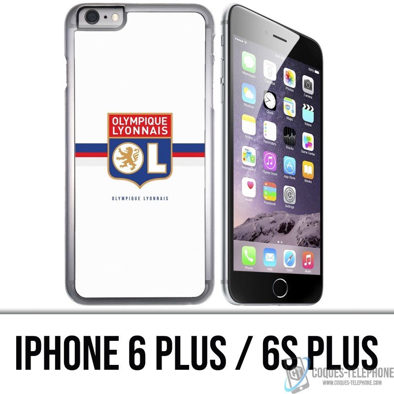 Custodia per iPhone 6 PLUS / 6S PLUS - Archetto con logo OL Olympique Lyonnais