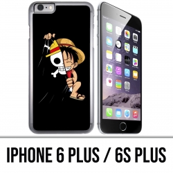 Coque iPhone 6 PLUS / 6S PLUS - One Piece baby Luffy Drapeau